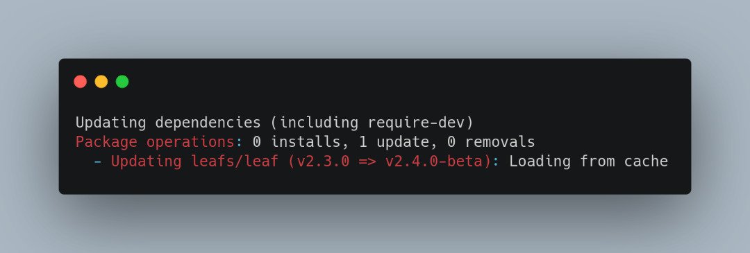 mychidarko's tweet photo. I'm really excited about this release for some weird reason. Already making the switch #leafphp ๐๐
#PHP #programming #Laravel #WebApp #API #Linux https://t.co/XwhaFK4zxg