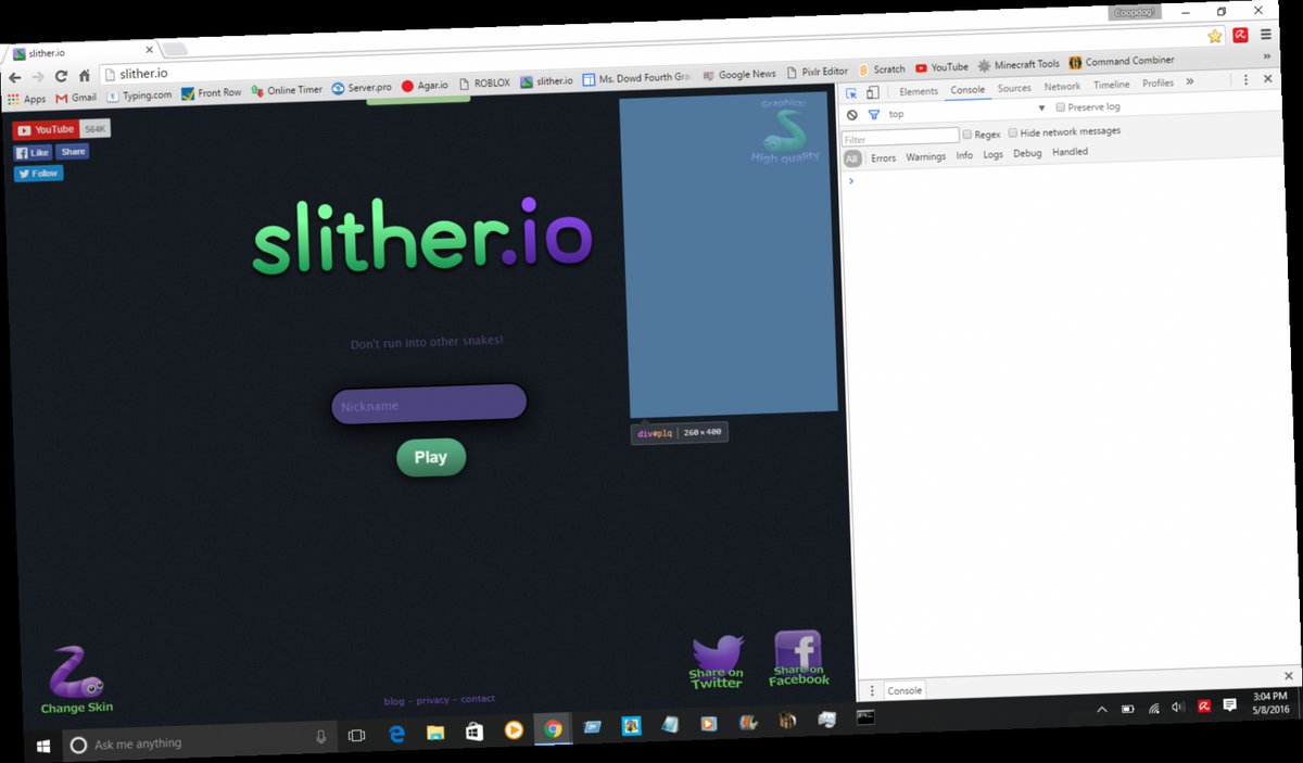 Slither.io hack