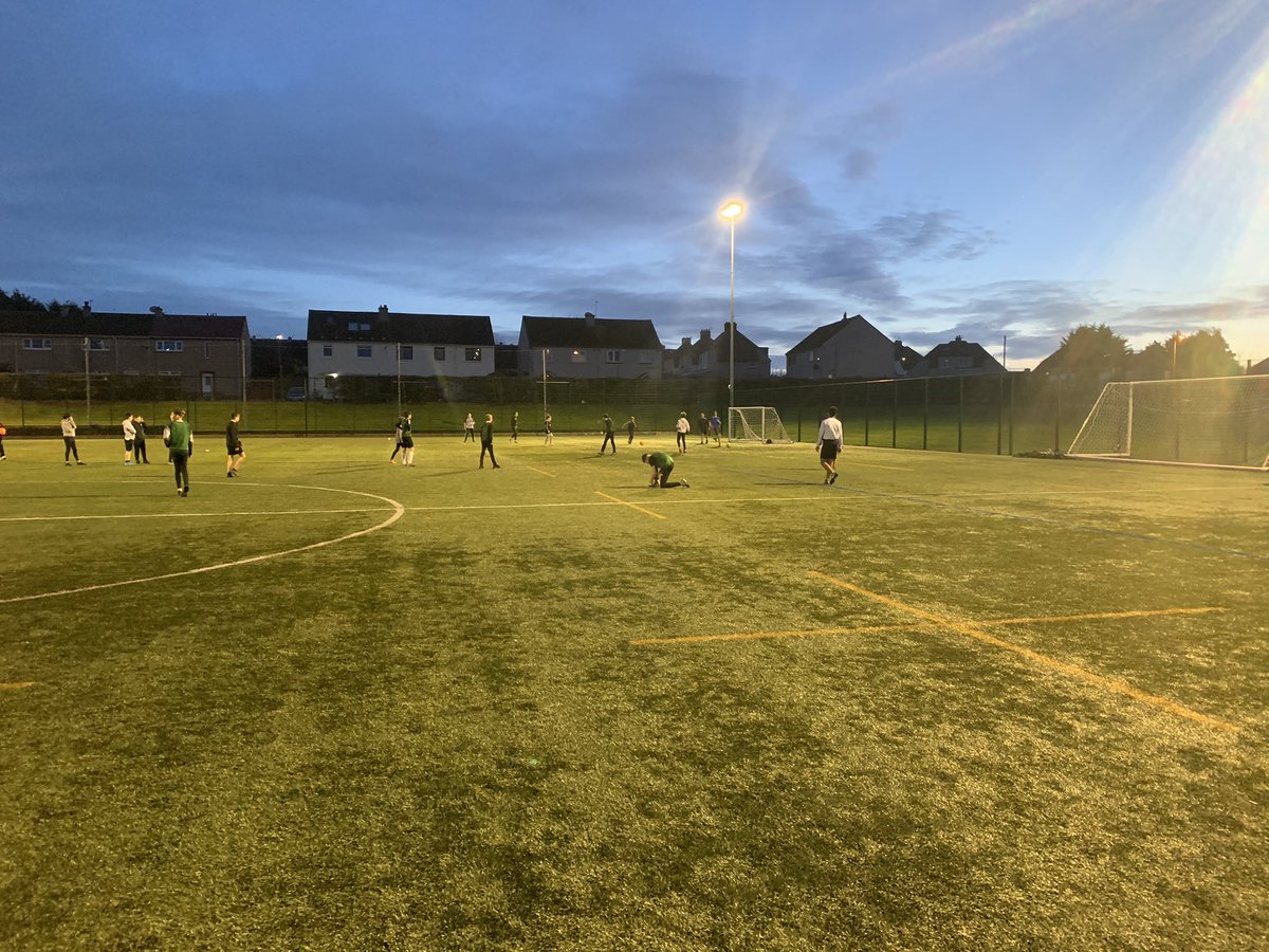 PLHSport's tweet photo. Another night of competitive house football with 58 pupils involved over two year groups. S2 winner are Grange with the S4 winners Gosford. Thanks to all who got involved #getinvolvedPL https://t.co/w3E6B0c1aA