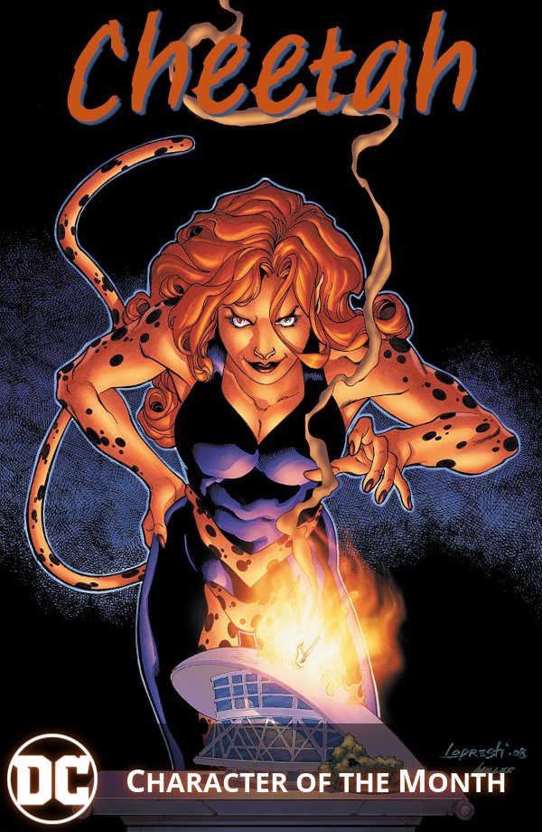 December's Character of the Month is Cheetah (Barbara Ann Minerva)! @georgepereznet @GailSimone @ruckawriter redd.it/k4rc6d Art by @aaronlopresti