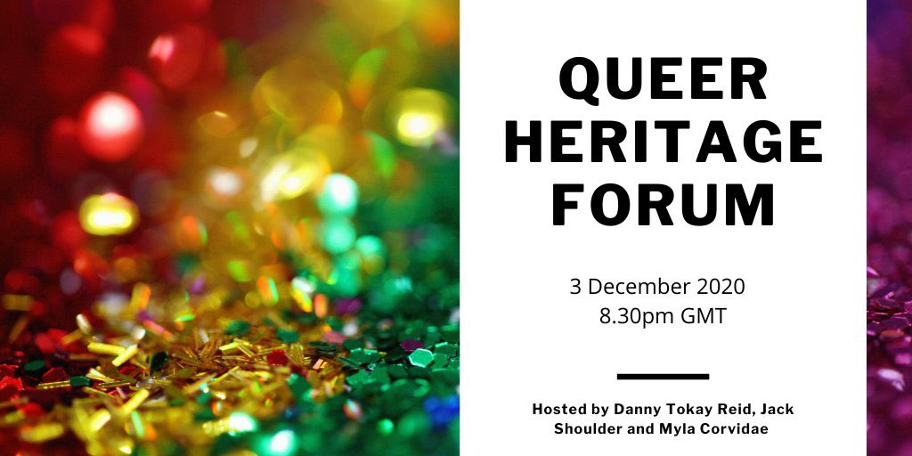QHForum's tweet photo. If you identify as queer and work/volunteer/study in the heritage sector, why not come along to our open forum meet this Thursday? Message us directly for more info! - QHF https://t.co/FkqRri3WBZ