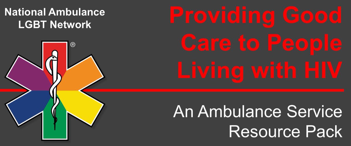 Today is #WorldAIDSDay2020
Unfortunately, the stigma of HIV &amp; AIDS is still prevalent in society but we in the ambulance sector can make a difference, increase understanding &amp; awareness
Head over to <a href="/NatAmbLGBTUK/">National Ambulance LGBT+ Network 🏳️‍🌈</a> site &amp; check out our resources ambulancelgbt.org/resources/prof… #UKDHM
