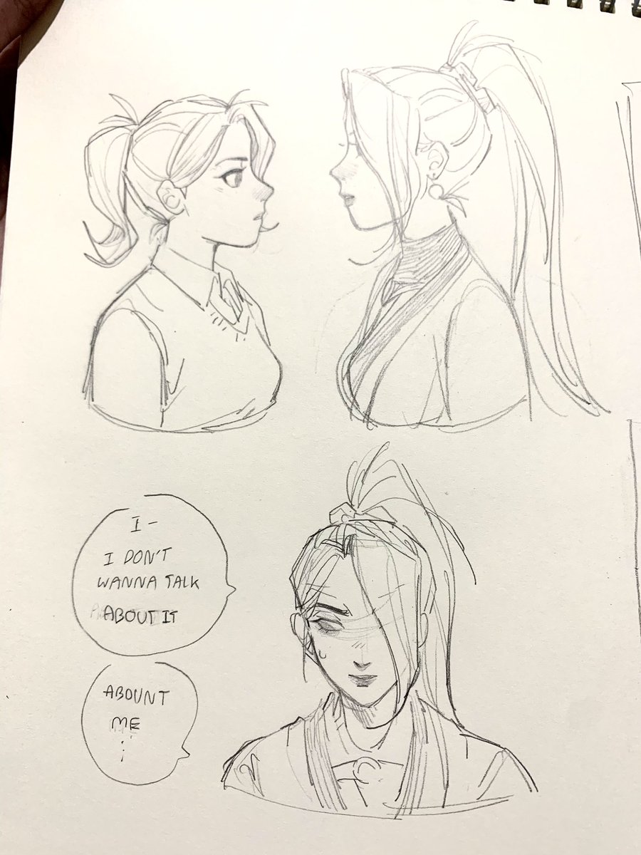 I wanna share you guys some Sage high school moment that I sketched. I took so much drugs I know lololol
There's her joined a swimming club in high school blah blah let's make some thread!