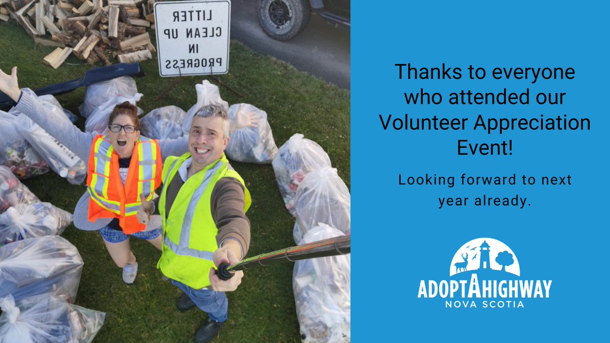 nspickmeup's tweet photo. Thanks for joining us this past Saturday for our Annual Volunteer Appreciation Event! We know things may have looked a little different from previous years but that did not stop us from hosting such a great event. Looking forward to seeing everyone next year 😎 #GladToCleanUp https://t.co/qMzhowVfXJ