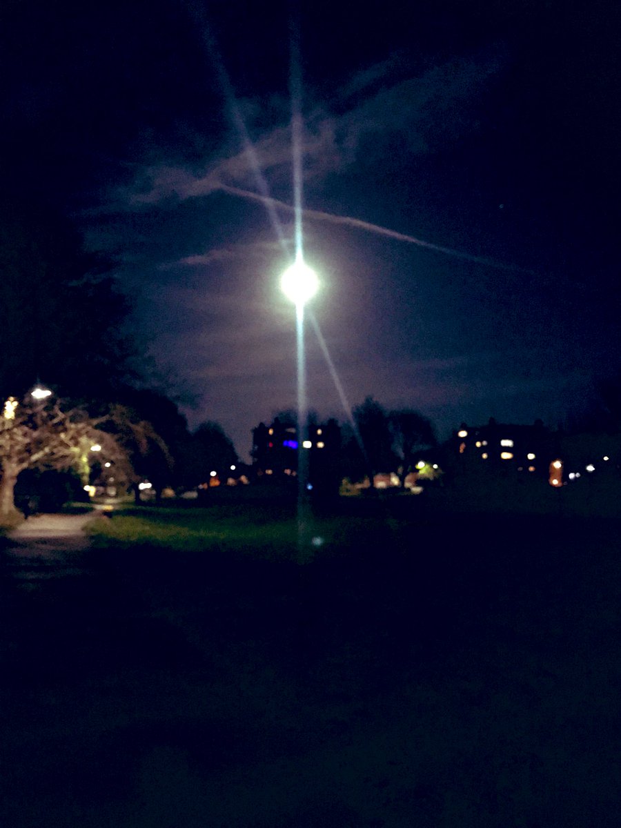 Cold 10k tonight, moon was so bright even the darkest parts of the route were glowing. Beautiful 🌙 🍁 ❄️ 💫 #FullMoon #LockdownExercise