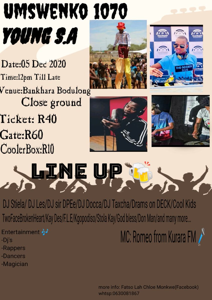 FLE3ForAll's tweet photo. WITNESS F.L.E THIS WEEKEND @Bankhara 
Umswenko 1070 see y'all 🚀🚀 https://t.co/Hdrl1QAqyH