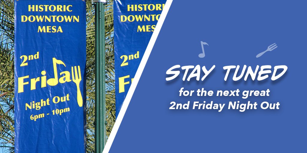 We may be in quarantine but that just gives us more time to plan the next great 2nd Friday Event! 📆🤩

Watch the website for updates,2ndfridaynightout.com

#2ndfridaynightout  #mydowntownmesa #mydtm #2ndfridaynightoutevent #localevent #mesaaz #arizona #supportlocal