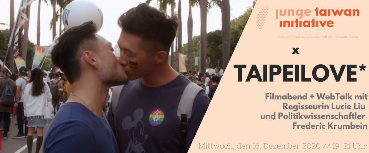 The <a href="/JTIDTG/">JTI - Junge Taiwan Initiative</a> is organizing a TAIPEILOVE* screening December 16th with an introduction by political scientist and former Taiwan Fellow Frédéric Krumbein and follwed by a Q&amp;A with director Lucie Liu. Sign up here: docs.google.com/forms/d/e/1FAI…