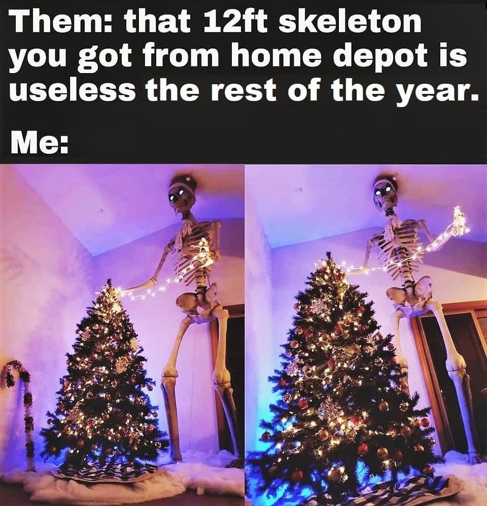 Never waste a good holiday decoration!
