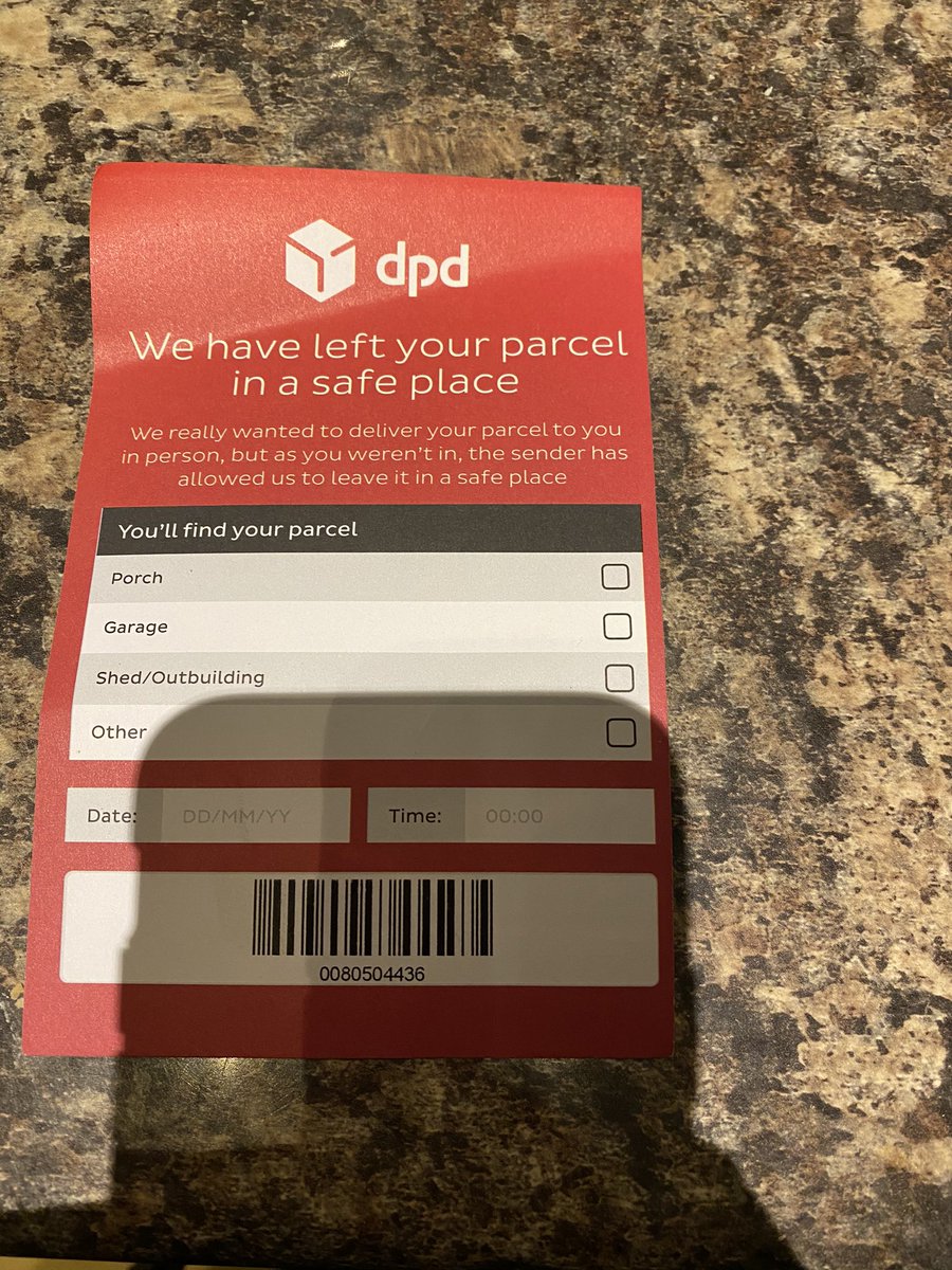 Vickster_11's tweet photo. @DPDgroup_news hey DPD...what’s this a guessing game?!!! https://t.co/huL2jkcg3R