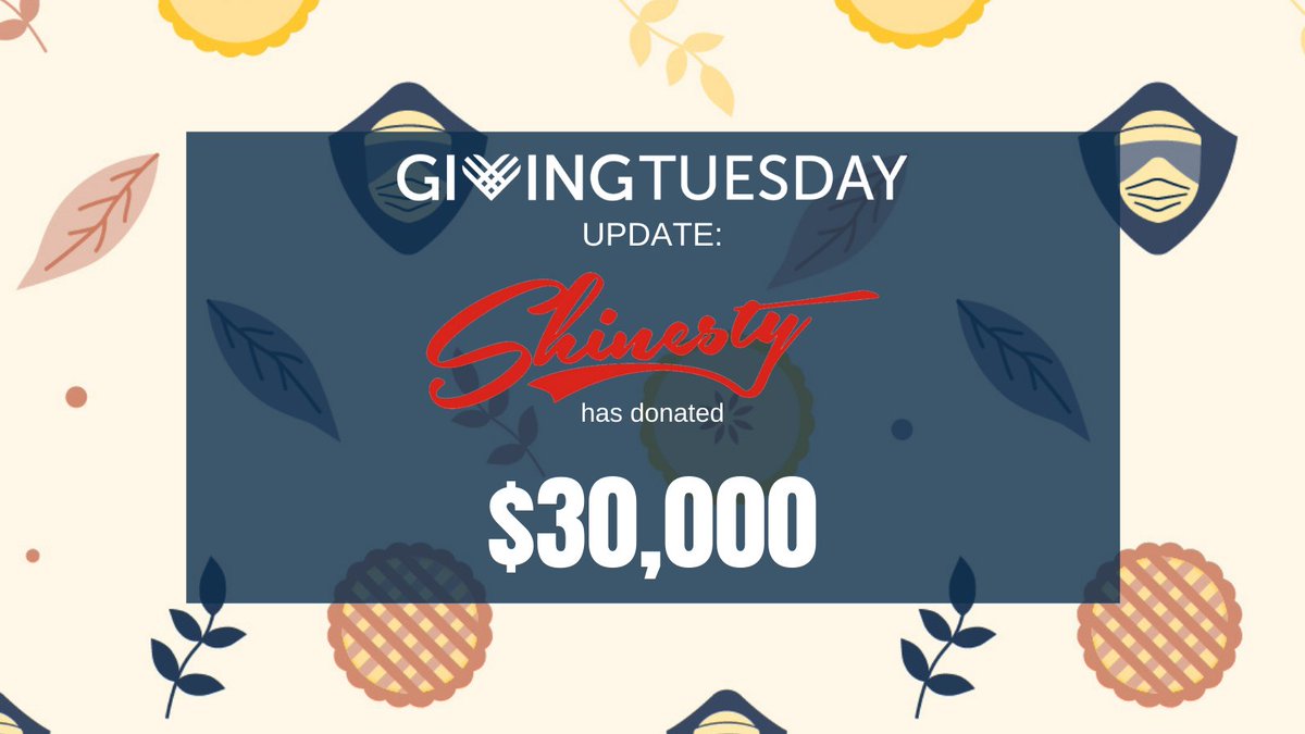 getusppe's tweet photo. Huge thanks to our friends at @Shinesty who have generously donated to Get Us PPE this #GivingTuesday with $30,000! Please consider a giving a gift, no matter how large or small, to help us reach our December fundraising goal of $100,000: https://t.co/FMGLH9iOT6 https://t.co/08uaPUdesW