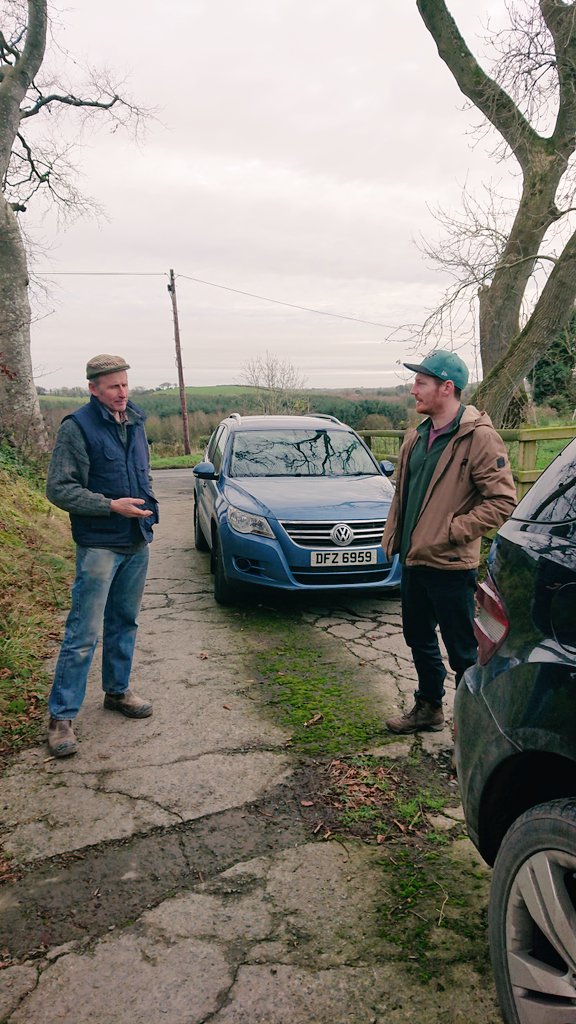 chefNo14's tweet photo. So today brought a tale of 3 farms, listening, watching, learning, asking questions, to myself and @pcbrunels supporting local is so important to our industry, thanks for a great day,to Andrew springmount farm, Robbie, @FarmStonebridge and Damien @CastlescreenFrm https://t.co/thcfwu2RIe