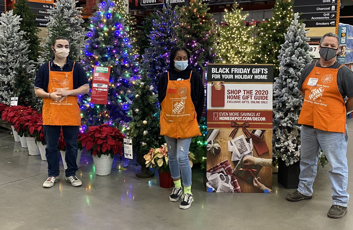 Black Friday weekend All stars!!! Left to right. Joey and Janiya (Freight) and  Michael (overnight Lumber). All received Homers for going over and beyond on Sunday to recover Christmas and gift center.