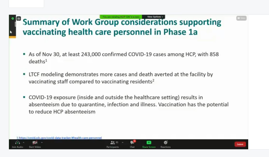 LIVE: At least 243,000 confirmed covid-19 cases in health care personnel.  @cdgov  #acip