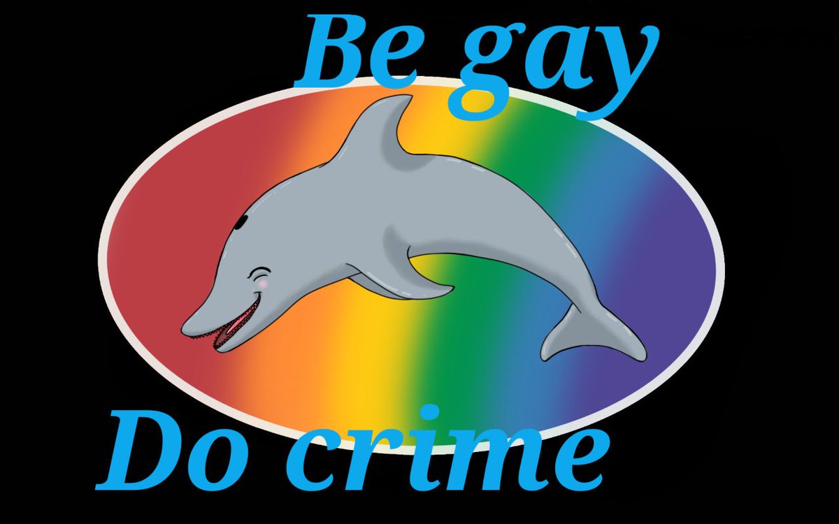 Life motto with a cute little dolphin. Just because i felt like it :3
#lgbtq #dolphin #colorful #cute https://t.co/nRL4tgySnZ