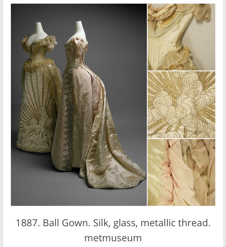 the plunging neckline and lack of sleeves would have been absolutely unacceptable during the daytime, but as evening wear? that's a different story.(though she should be wearing a pair of white, elbow- or near-elbow-length gloves.)