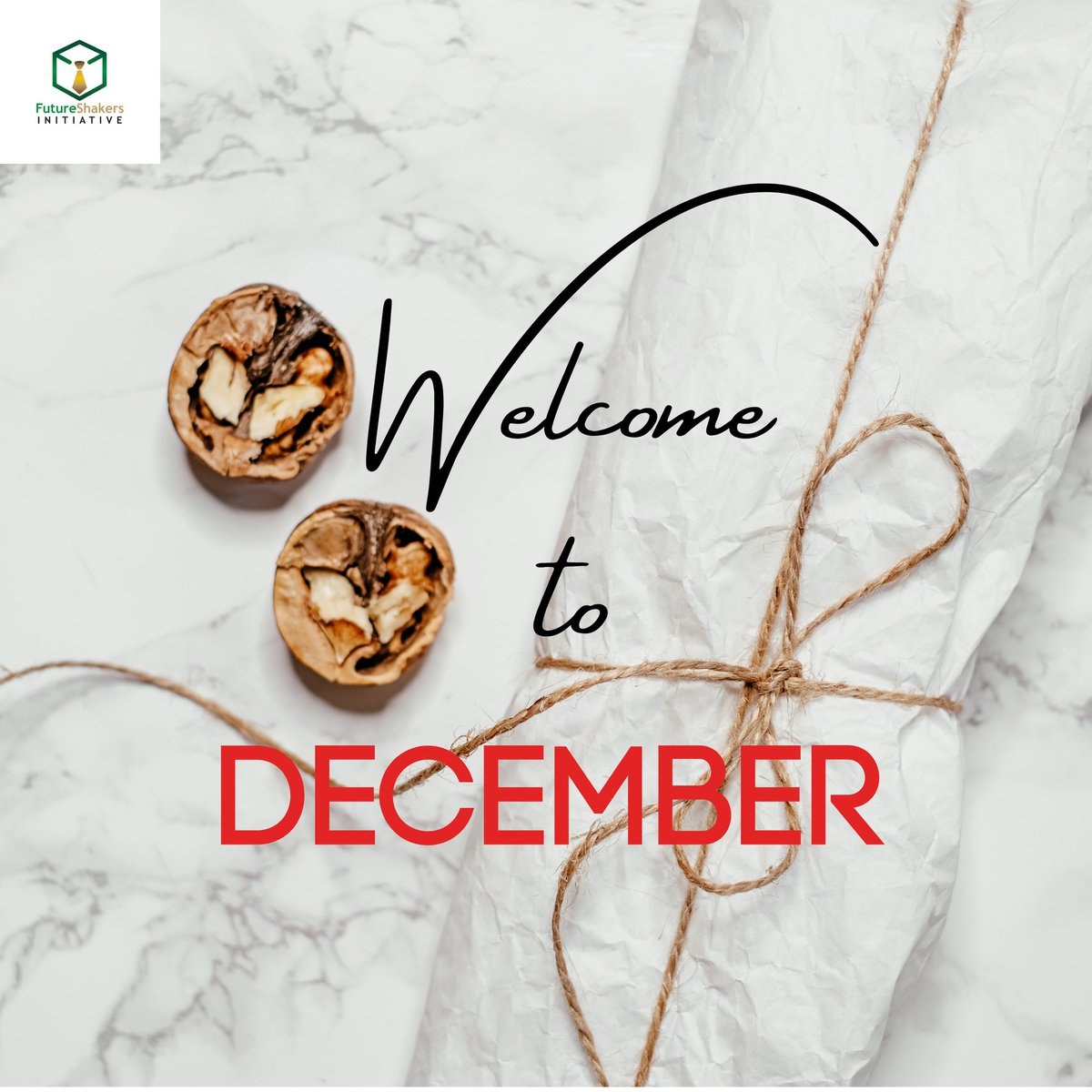 FutureShakers_I's tweet photo. Do you know what we discovered about December? 

We discovered that December brings joy, happiness and hope for a better window!

Welcome to DECEMBER ✨

#December #Joy #Happiness #Hope #FSI https://t.co/I6k4N616SU