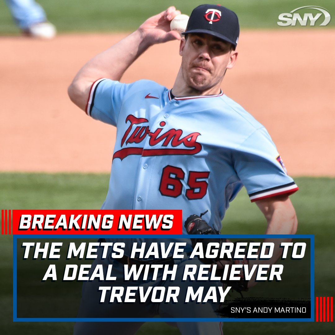 Sny On Twitter The Mets Have Signed Trevor May With The Deal Pending A Physical Per Martinonyc Https T Co B5vhhyeghz