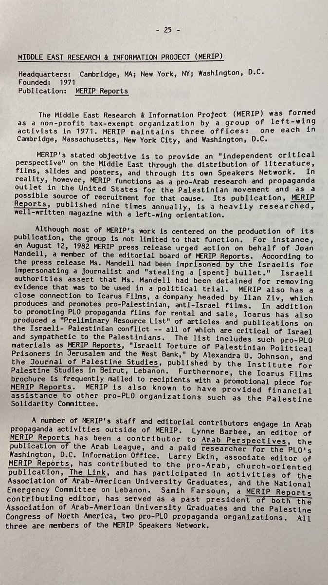 I just learned a lot about  @meriponline from its entry. The ADL did say it was “heavily researched, well-written” despite it also being “propaganda.” Subscribe today!