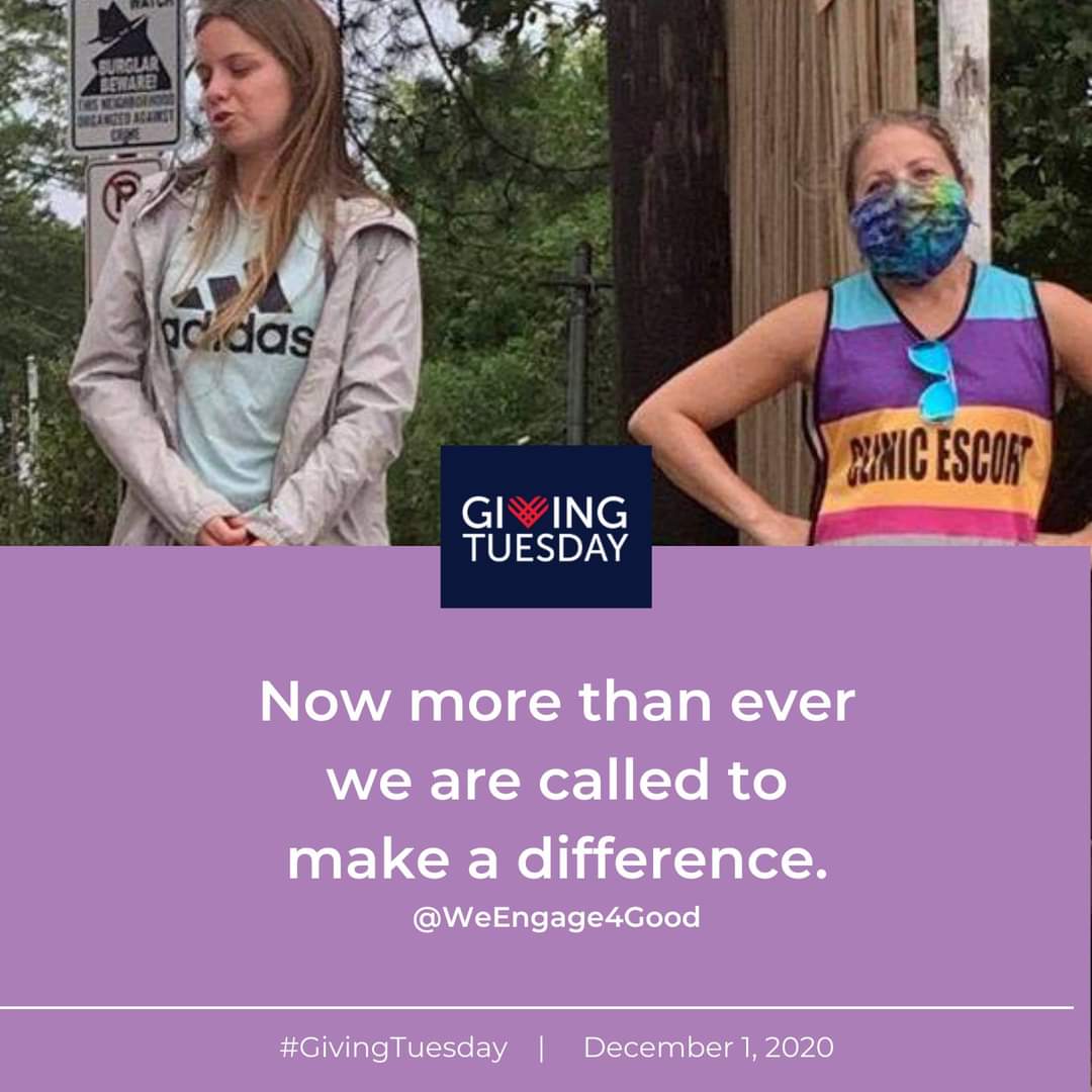 phdefenders's tweet photo. "Join me in donating to We Engage so that womxn everywhere can always have a choice about what happens to their bodies, their careers, their finances, their healthcare, and their families." - Liz
https://t.co/h8kj2Psmq6 
#GivingTuesday #WeEngage4Good #WeEngage #PinkhouseDefenders https://t.co/oMKmfxP2kc
