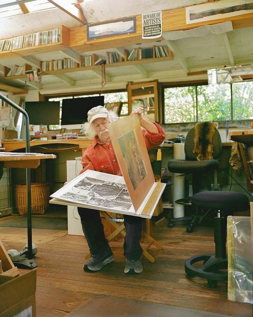 lloydkahn's tweet photo. Lloyd Kahn is the editor in chief of Shelter Publications and the author of the majority of our books. His most recent book, The Half-Acre Homestead, chronicles his (and Lesley Creed’s) own personal ‘shelter’.
~
Before quarantine he was interviewed by th… https://t.co/yA9M9JhUoy https://t.co/FpDVmQayrN