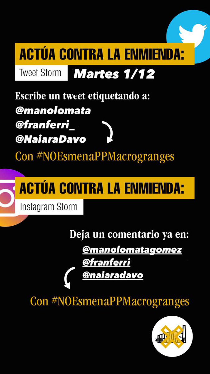FFFVinaros's tweet photo. ❌ #NoEsmenaPPMacrogranges https://t.co/T5jQTxYpLP