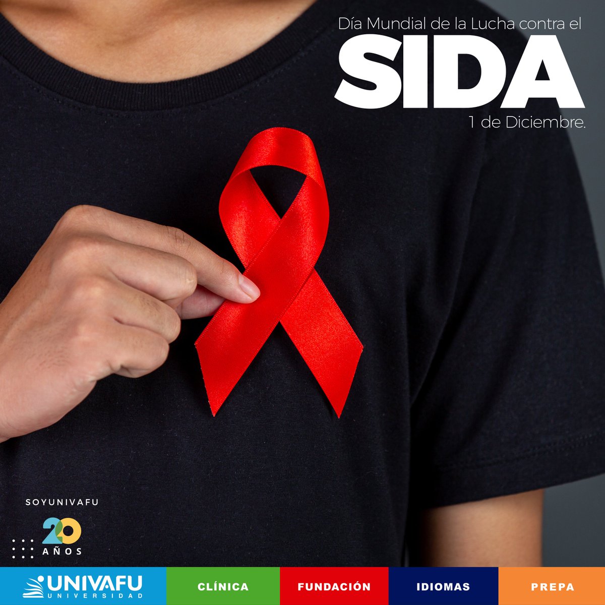 UNIVAFU_OFICIAL's tweet photo. El Día Mundial de Lucha contra el VIH se conmemora cada 1 de Diciembre, es hoy una gran oportunidad de concientizar para prevenir, educar y apoyar a combatir éste virus. 

#SoyUNIVAFU #UNIVAFUUniversidad #FamiliaCastora https://t.co/hgWB0xAq04