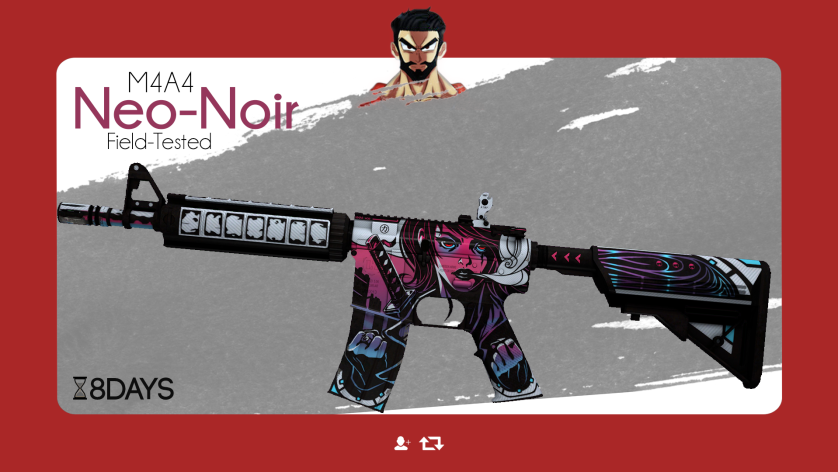 M4A4 Neo-Noir Giveaway🥳

✅Follow <a href="/vloot_io/">vLoot.io</a> &amp; <a href="/HaDeGiveaways/">eDaH</a>
✅Retweet

Optional: 

✅Enter one out of <a href="/vloot_io/">vLoot.io</a>'s Giveaways👌

Ending in 8 days👀

Good luck💕

#CSGOGiveaway