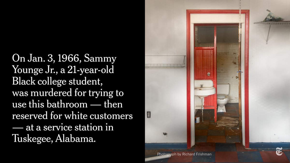 These photographs are less about the places themselves and more about the people who once populated them. The photographer’s goal is to heighten awareness, motivate action and spark an honest conversation about the legacy of racial injustice in America.  https://nyti.ms/2KXixOJ&nbsp;