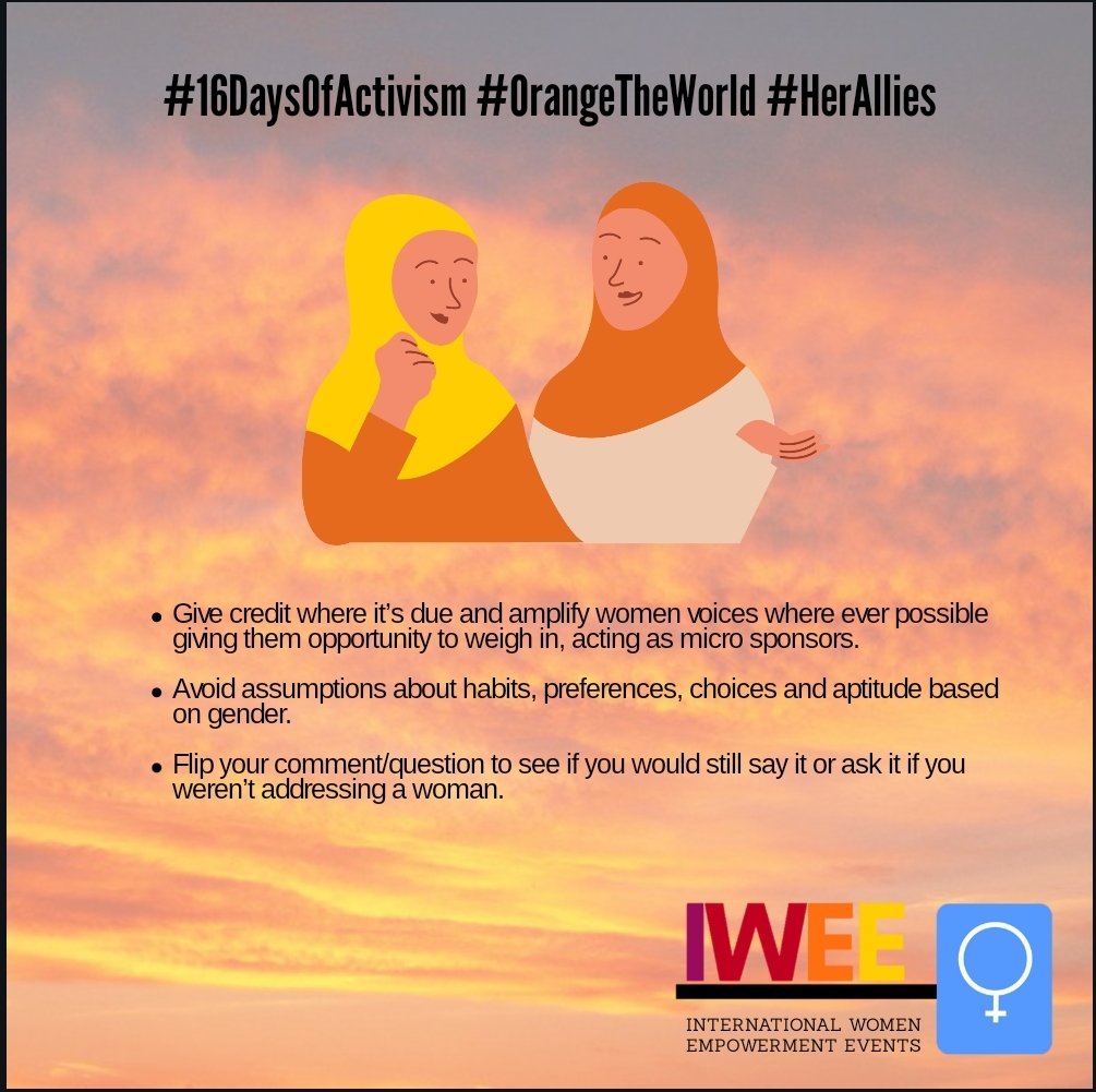 Do you want to be #HerAllies.?

Here is what you can do:

#16daysOfActivism #GenerationEquality #orangetheworld #HerAllies #eliminationofviolenceagainstwomen

@advancingyou
