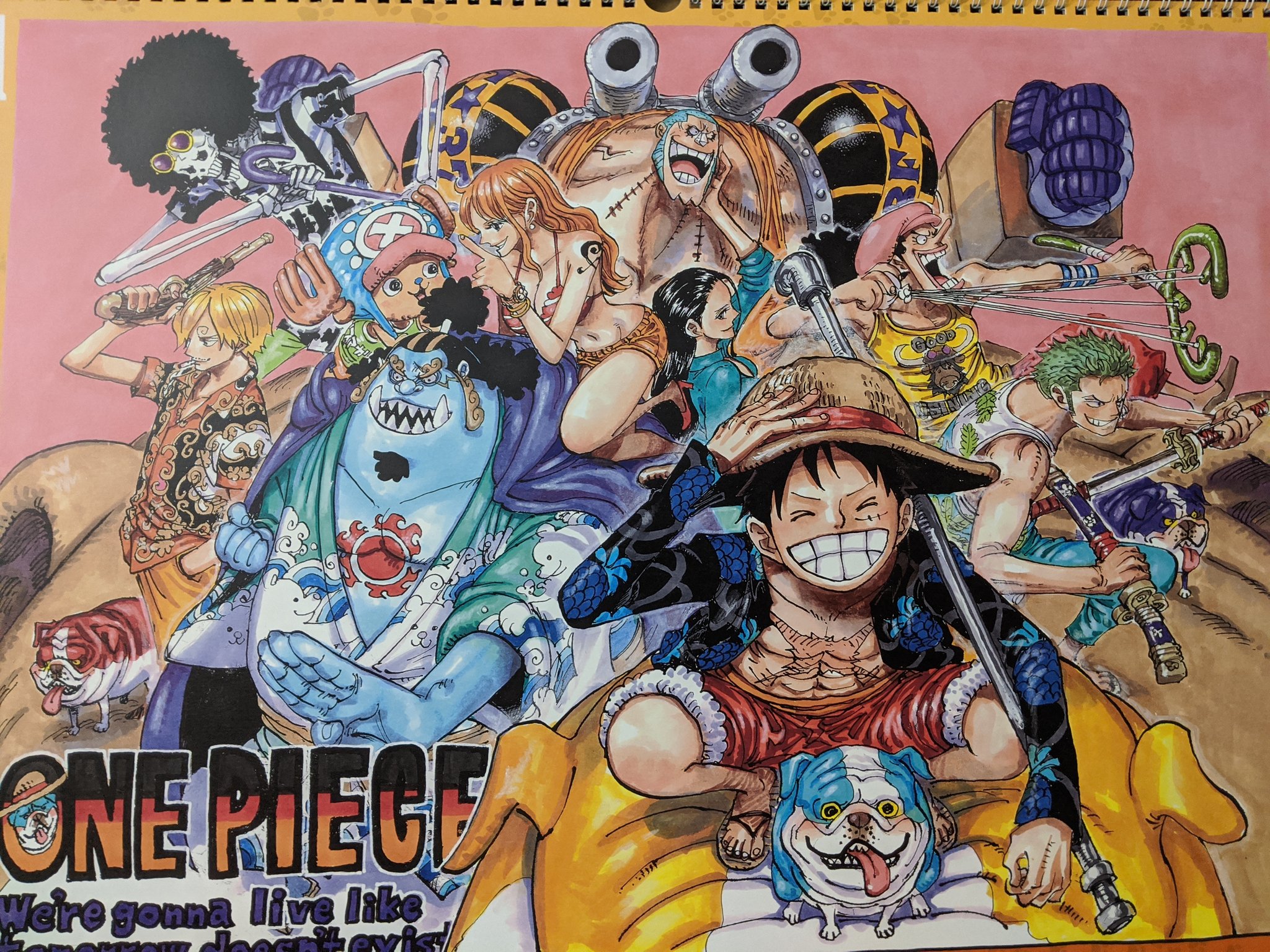 Huntressfan 21 One Piece Calendar Arrived T Co Kduqqrif0x Twitter