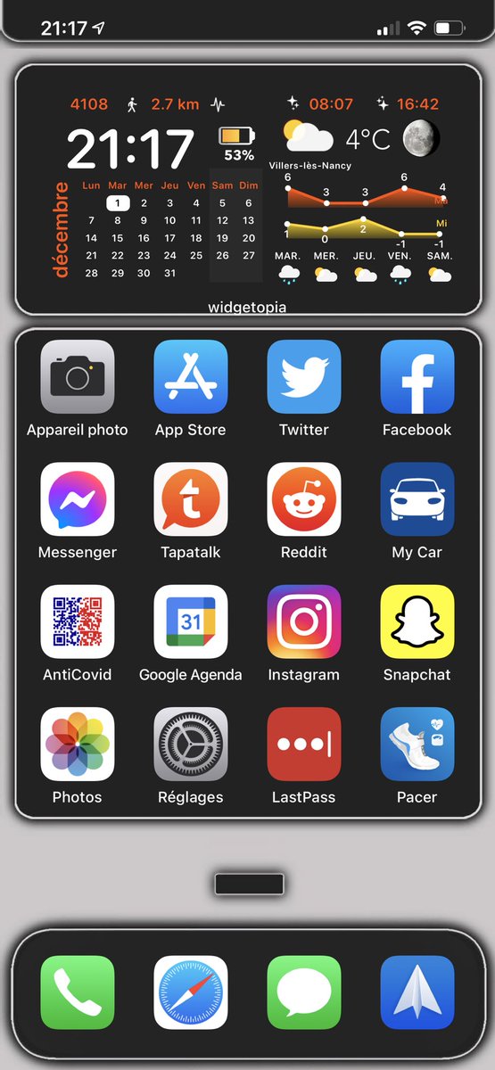 Ramses7420's tweet image. #Widgetopia #nojailbreak #iOS14