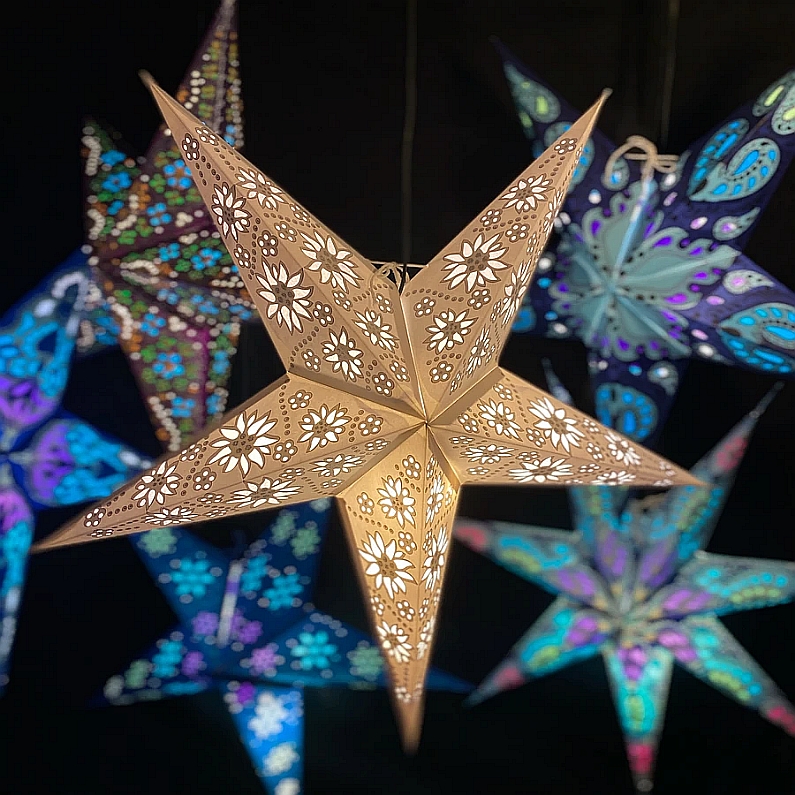 Hier ein paar Weihnachtsmarkt Bilder von Sternen für Dich papiersternshop.de