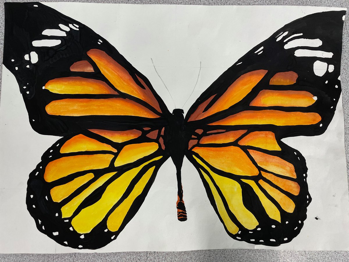 CreativeBaines's tweet photo. Year 9 have been creating wonderful art pieces based on insects. They have developed their painting skills and have also experimented with pointillism techniques. It's been a pleasure to see the pride pupils have in their own work and achievements. https://t.co/qDa1sH7Nlw