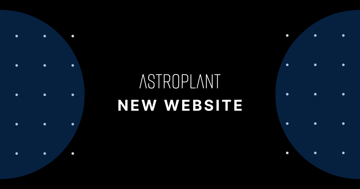 We are proud to announce that our new landing page is live! Let us know what you think or shoot us a DM! Link in bio! #astroplant #new #hello2021