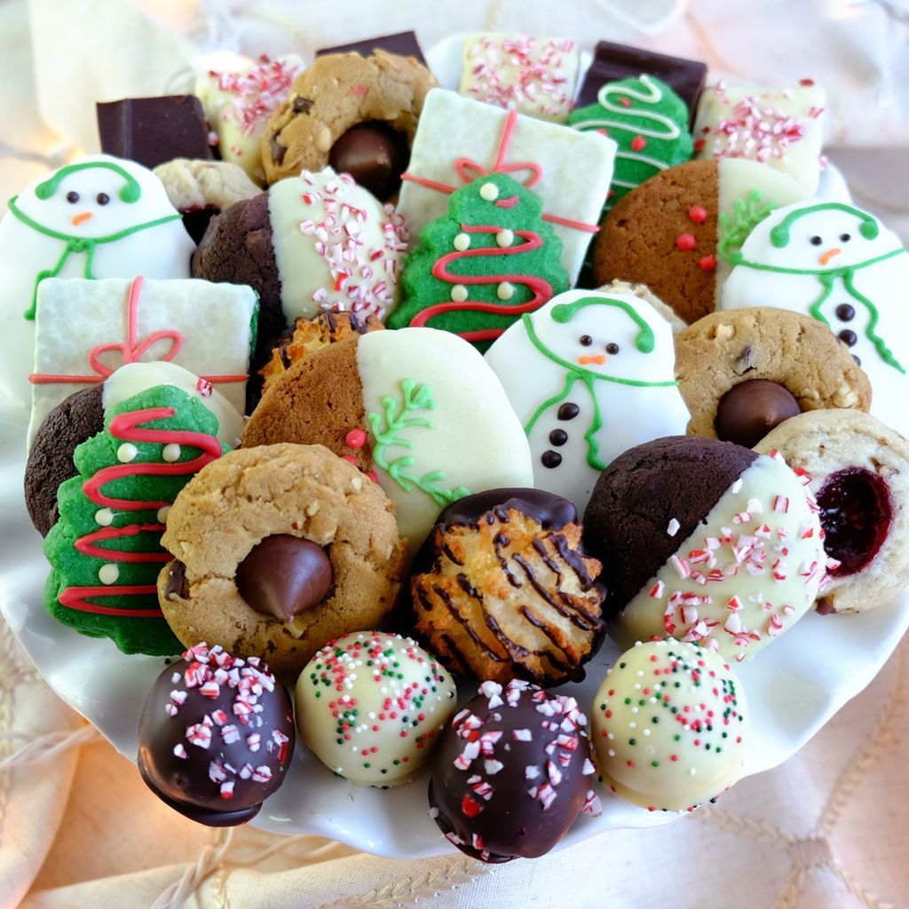 Send them the Holiday Treasure Tray! We individually wrap all of our goodies for your safety! Fresh, delicious and safe food is part of our commitment to you!