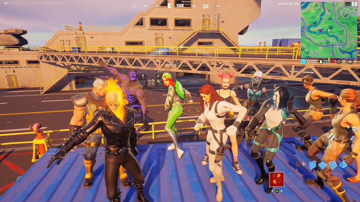 ItsGoGoGamer's tweet image. The squads ready for the event! #FortniteNexusWar #Fortnite