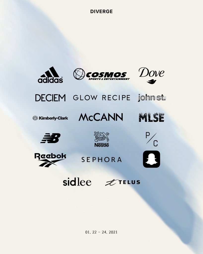 Excited to welcome keynote speakers, panelists, workshop facilitators, and recruiters from the most diverse assembly of companies that the RMA has ever had to DIVERGE. This list is just a glimpse of the full line-up — more companies coming soon!
ryersonmc.ca
#RMC2021