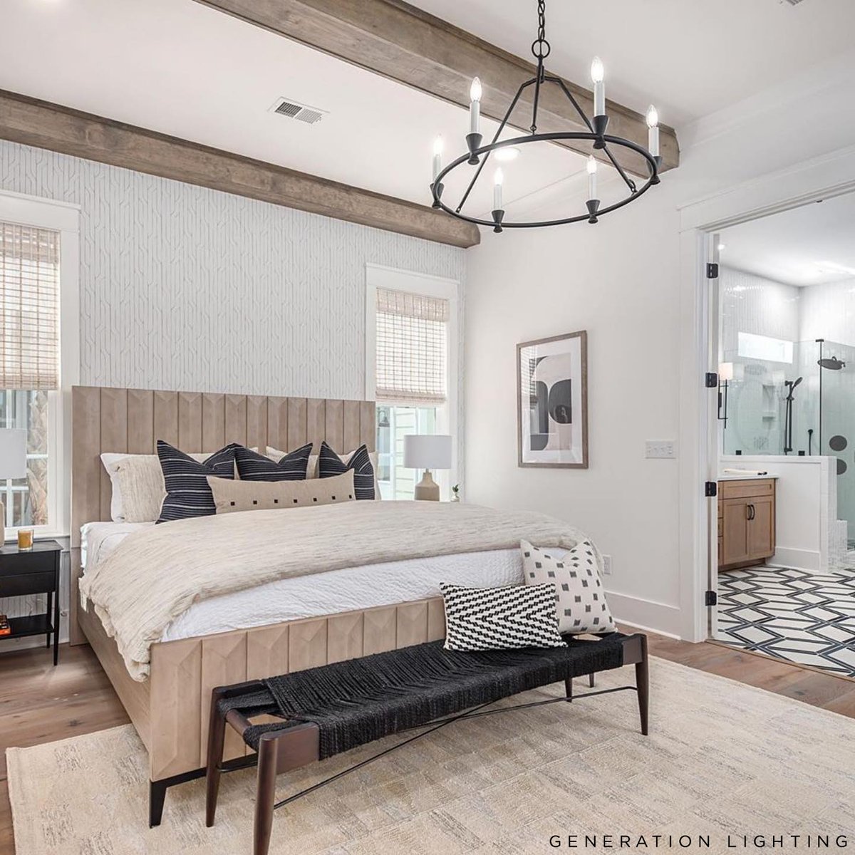 The Keystone Chandelier by Chapman &amp; Myers for Generation Lighting is a stunning throwback to 18th century candle chandeliers with an updated simplicity and charm. Perfect for farmhouse, industrial, and contemporary spaces, or any combination thereof!

generationlighting.com/SearchResult?q…