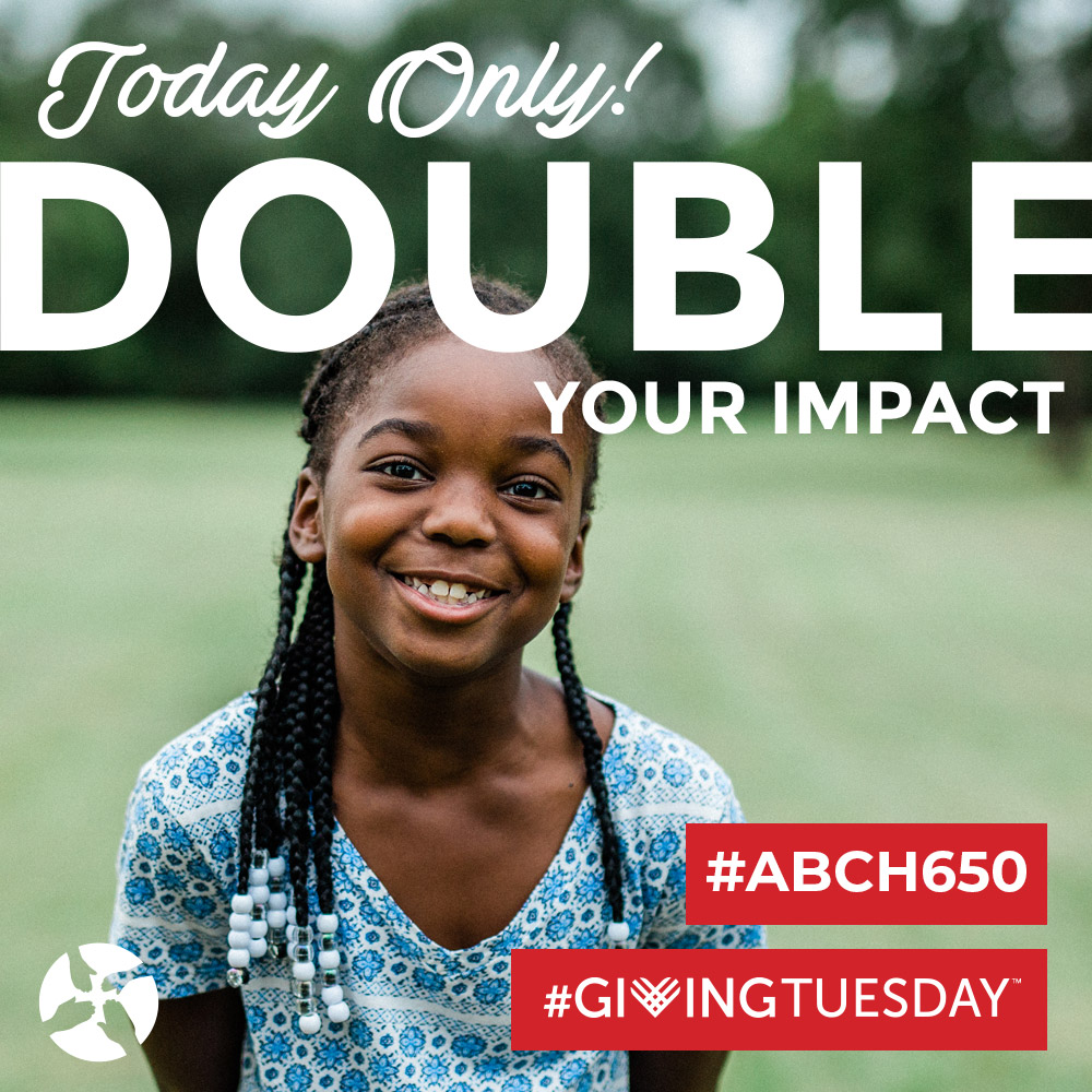 AlabamaChildOrg's tweet photo. The most generous day of the year, #GivingTuesday, is here!

We hope you'll join us today to DOUBLE your impact and help us raise $650K to continue to serve children and families in Alabama through Christ-centered services.

To make a gift, visit https://t.co/ppuerfiv8e https://t.co/19K8mvCf5I