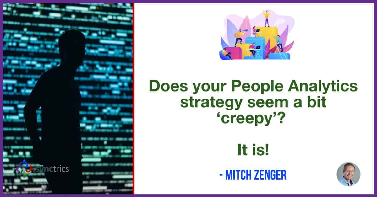Why are companies creating such ‘creepy’ People Analytics strategies?
We need to spend more time questioning how we will use employee data!
@mitchzenger @synctrics https://t.co/oDqL11oFQJ
#FutureOfWork #Learning #HackingHR #PeopleAnalytics #Goals #Culture #Synchronize #Goalvana https://t.co/0837IHC9au