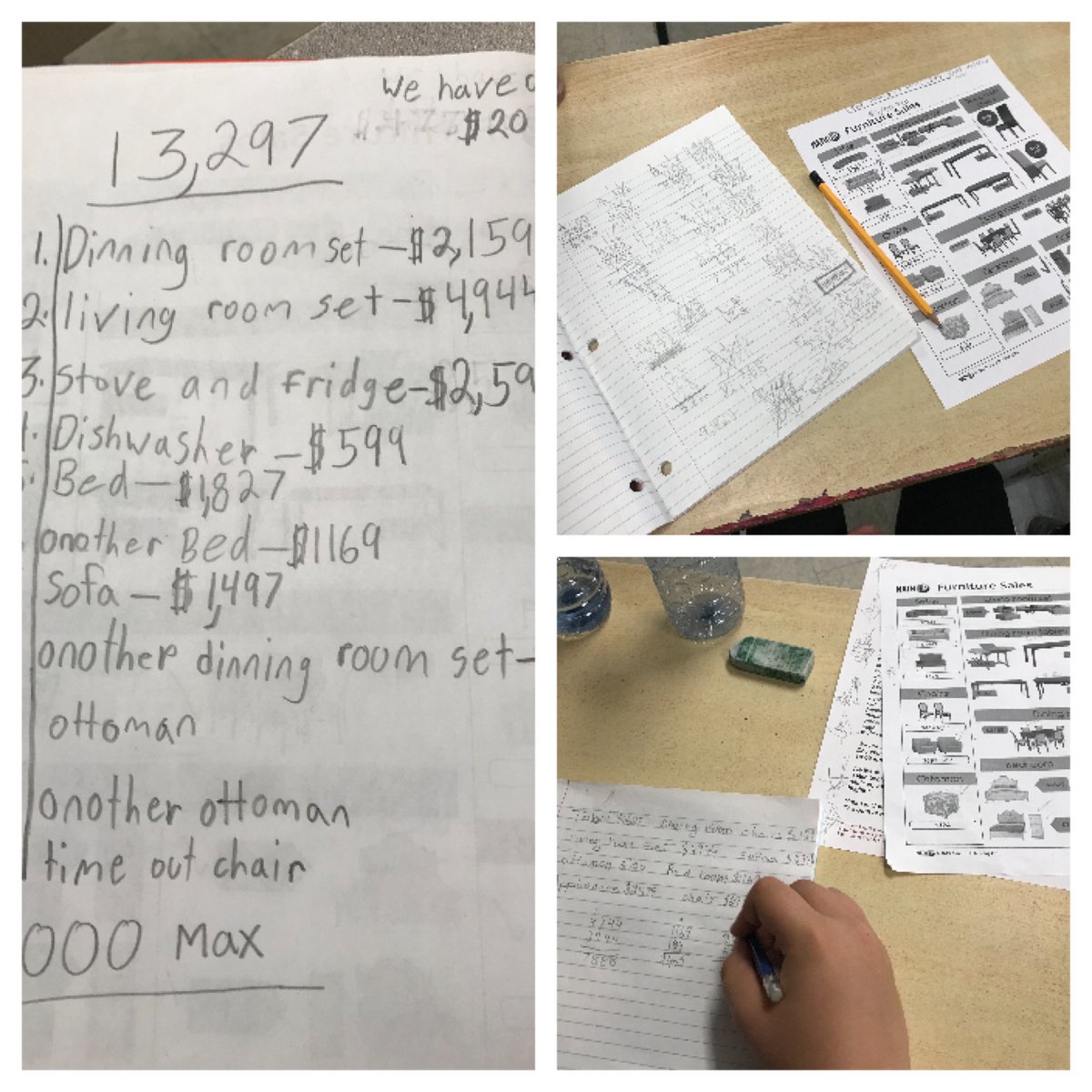 McMahon_HR's tweet photo. This morning the Grade 5’s @alcdsb_rosa were challenging their purchasing power when furnishing homes for Canada’s Newcomer’s! They had a budget of only $15,000... the conversations were VERY interesting! 🤔 #Scholarship #authentictasks #MathUp #ALCDSBMYSP https://t.co/hURgm4SxzH