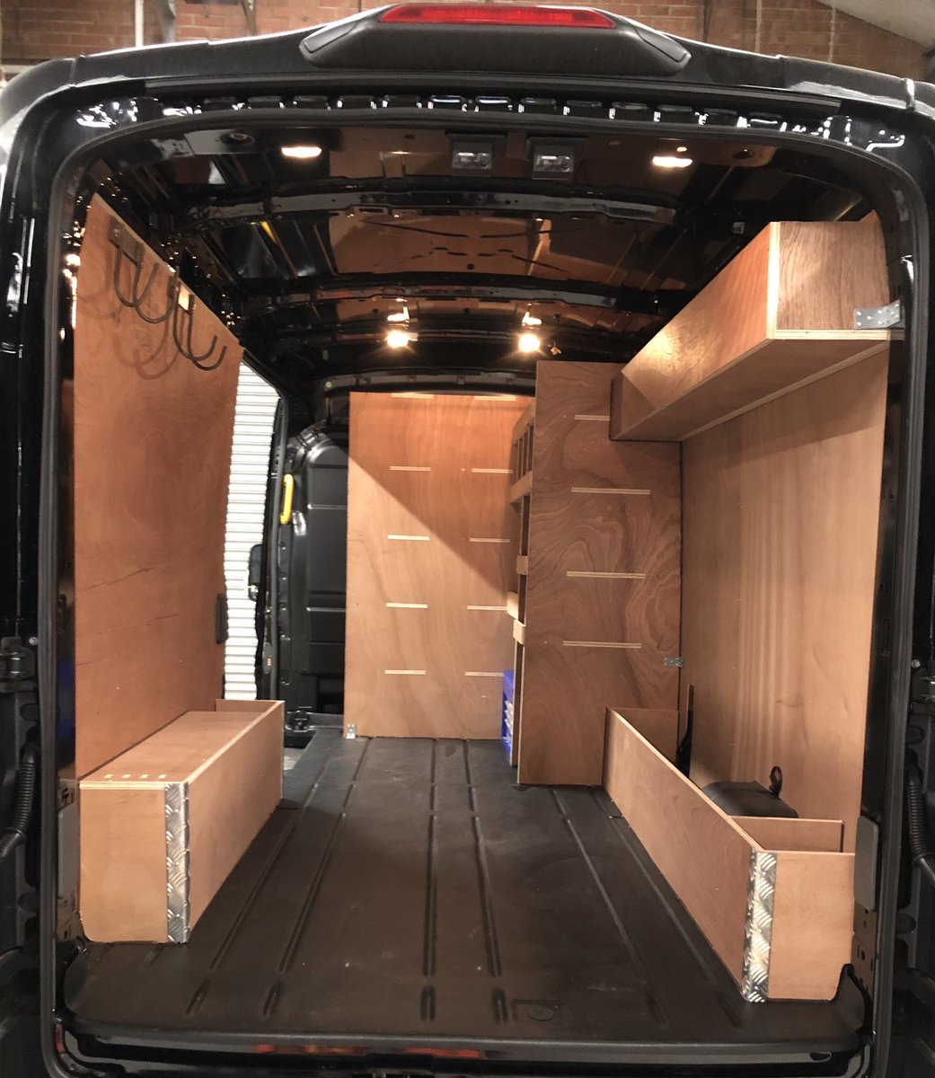 Bespoke #Vanracking for Vulcan Conveyors Ltd completed today at <a href="/VanLinings/">Unique Van Linings</a>