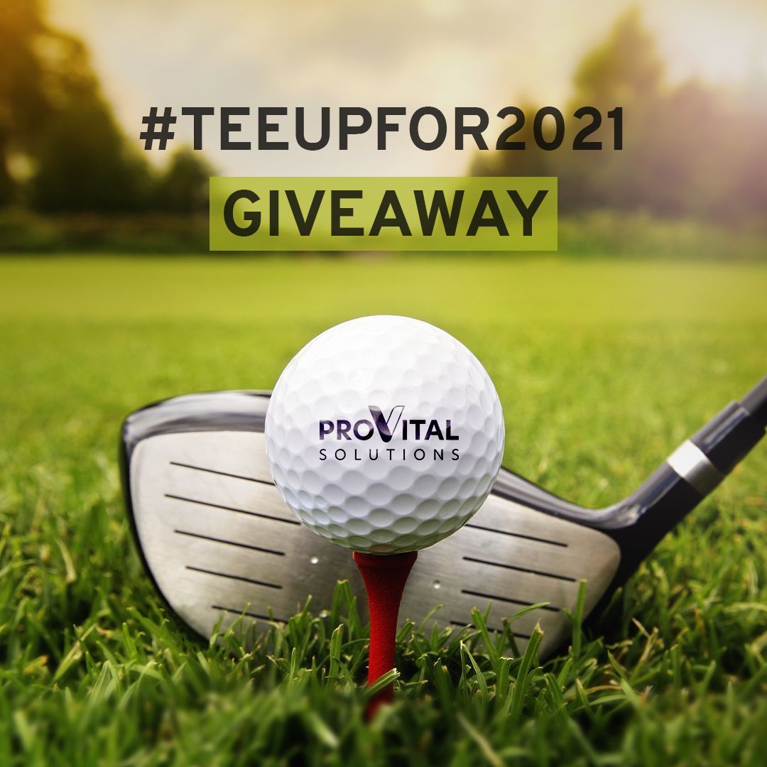 🎁DECEMBER GIVEAWAY🎁 We'll be giving away a shirt signed by PGA Golfer @Matt_KneeSmith as well as discount codes to some lucky winners! 🎅 To enter, post a picture of your favorite golf course with '#teeupfor2021', tag @provitalsol and your golf course, and follow us!