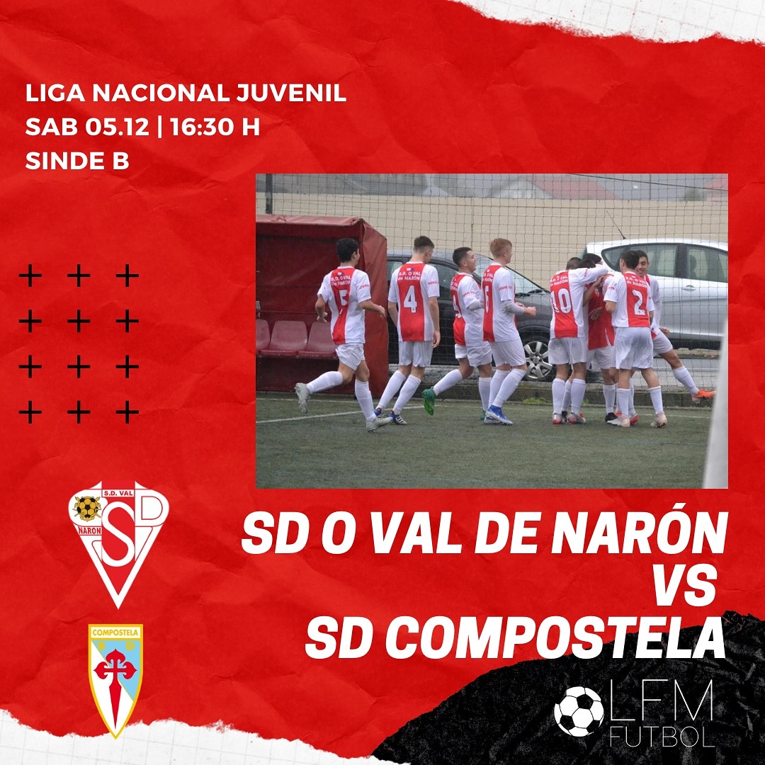 FutbolLfm's tweet photo. Esta semana por fin vuelve el #FutbolCampo a nuestro canal 🎥⚔️.
Estaremos en Sinde para traeros el mejor resumen del partido de Liga Nacional Juvenil que disputarán ➡️
@sdovaldenaron 🆚 @SD_Compostela
No olvidéis SUSCRIBIROS a nuestro canal para estar al tanto de todo. https://t.co/ru0x7OJMB3