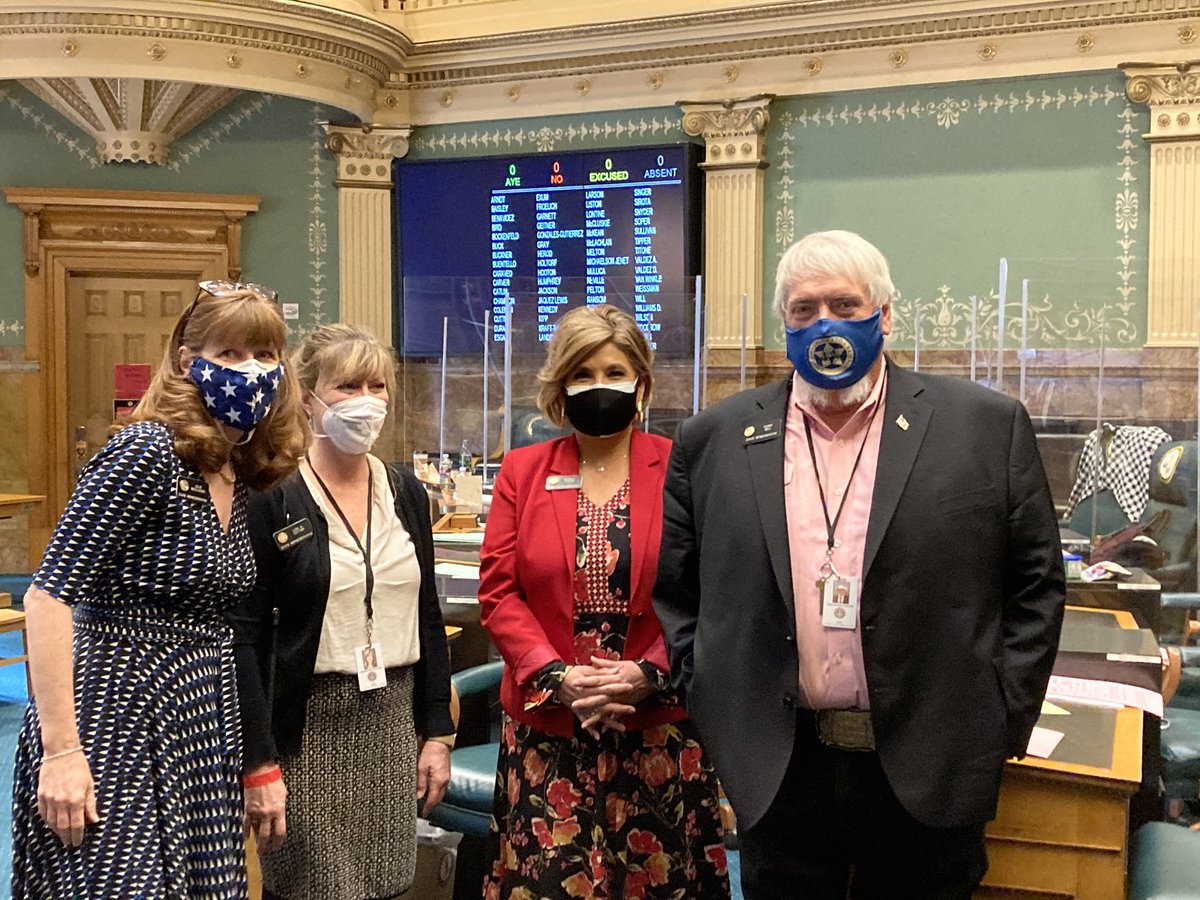 Glad to be back to work at the Capitol for a Special Session this week. We have been working on Covid relief including emergency relief programs for the child care sector, qualified retailer sales tax retintion for assistance, energy utilitiy bill assistance and much more.