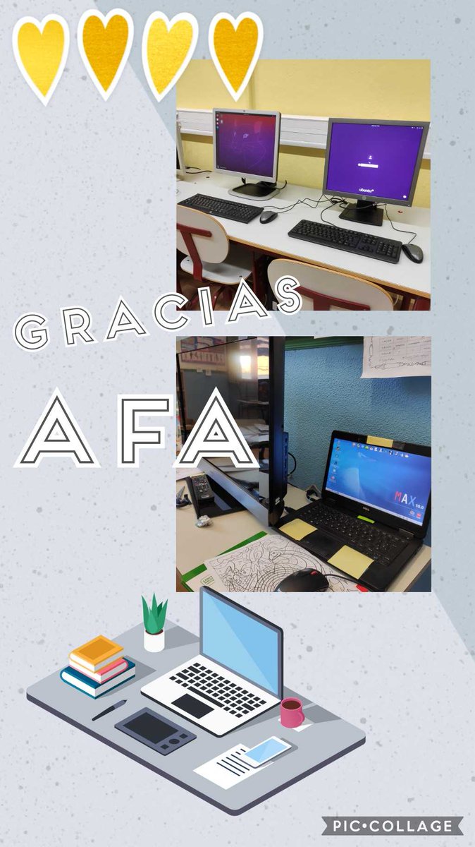CeipMenendezyP's tweet photo. Desde nuestro @CeipMenendezyP queremos agradecer a nuestra @AFAMenendez la donación de dispositivos que ha realizado y toda su gestión. Mil gracias, nos va a quedar una ciberaula estupenda y completa 📡🖥🖱 https://t.co/lzFrhO6d78