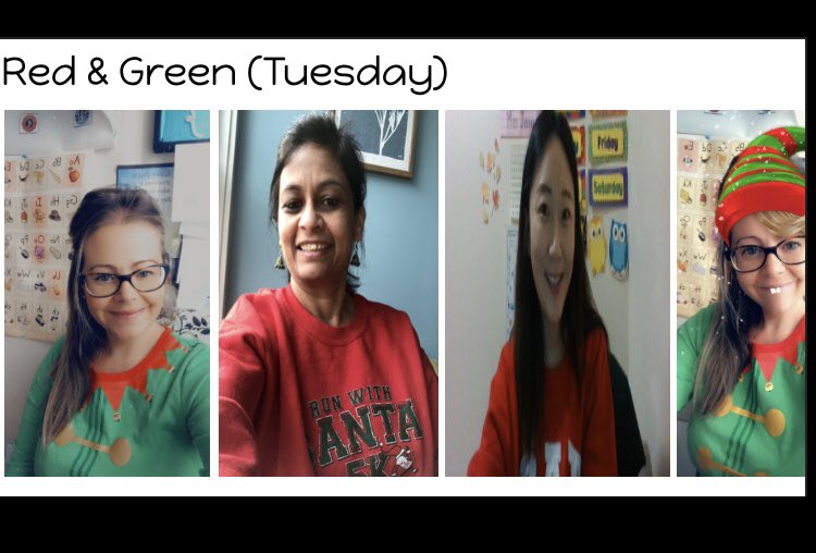 Starting the holiday season with Red &amp; Green Tuesday ⁦<a href="/CRESKinder/">CRES Kinder</a>⁩ ⁦@TanyaSiwik⁩ ⁦<a href="/centreridgees/">Centre Ridge Rams</a>⁩