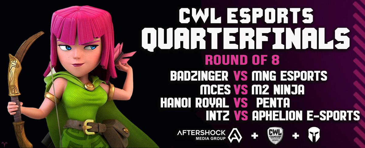 champwarleague's tweet image. Amazing matchups in the Quarterfinals of the esports division 🤩 
The 8 best teams are ready to show incredible fights on the battlefield!🥊
Who do you think is going to secure a spot in the semifinals?
Stay tuned for the upcoming live streams of these great matches!