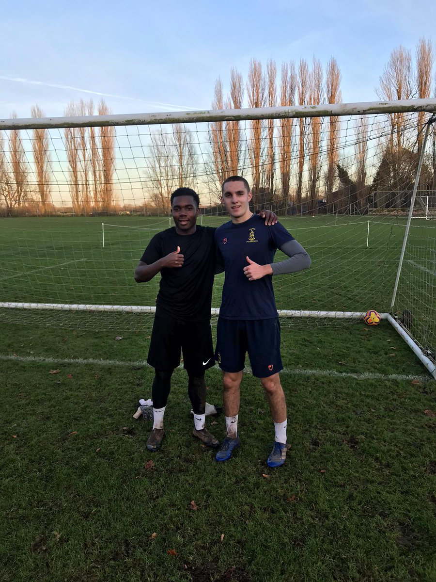 reptonfootball's tweet image. A bit of retro training today with some classic knockout Wembley Doubles. Congratulations to Anye &amp;amp; Tom and Eemeli &amp;amp; Ricko who took the spoils. #keepingsharp